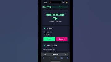 Build a Digital Clock with Alarm, Countdown & Stopwatch | HTML CSS JavaScript Project #html #css