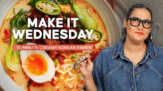 The 15minute Homemade Ramen You'll Never Get Sick Of | Creamy Korean Ramen | Marion's Kitchen
