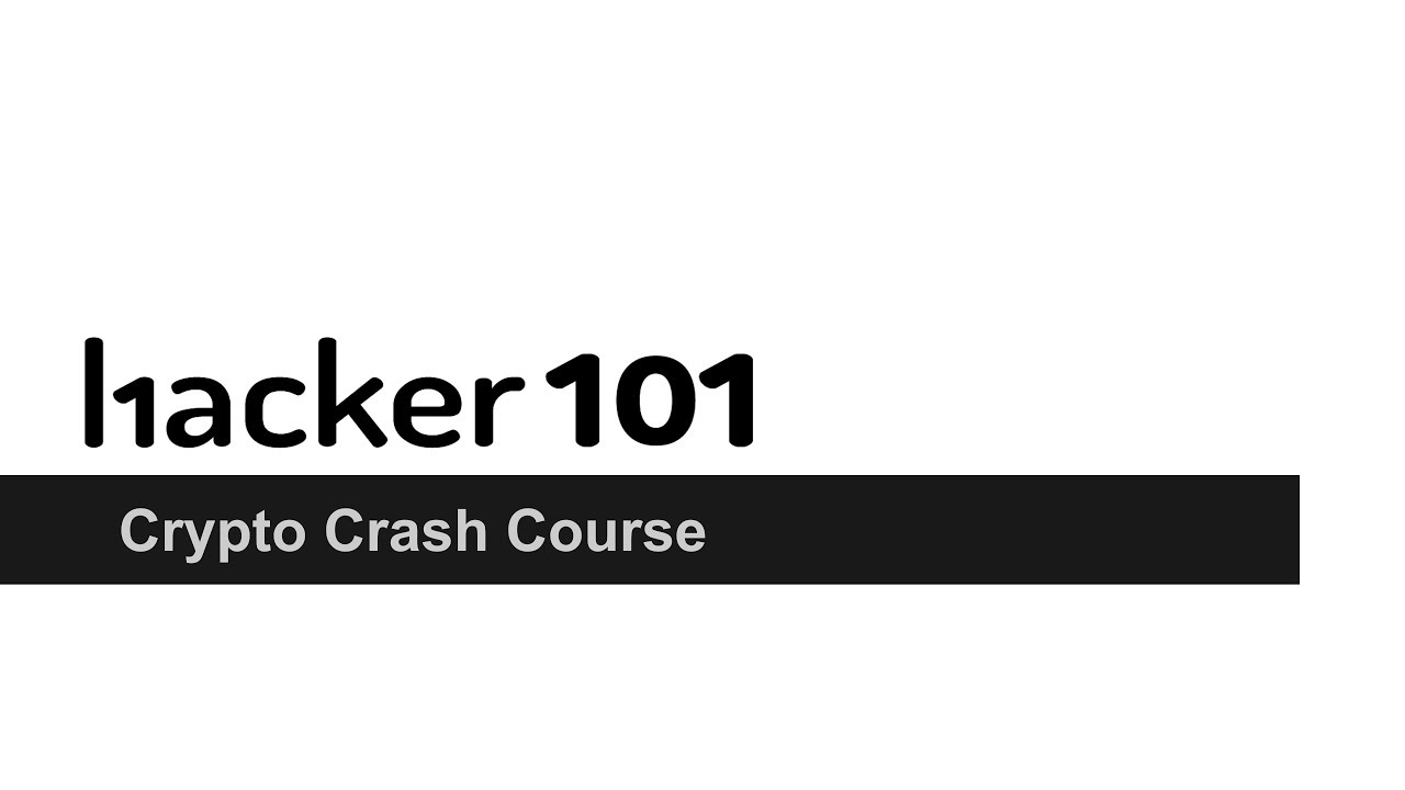 cryptocurrency crash course