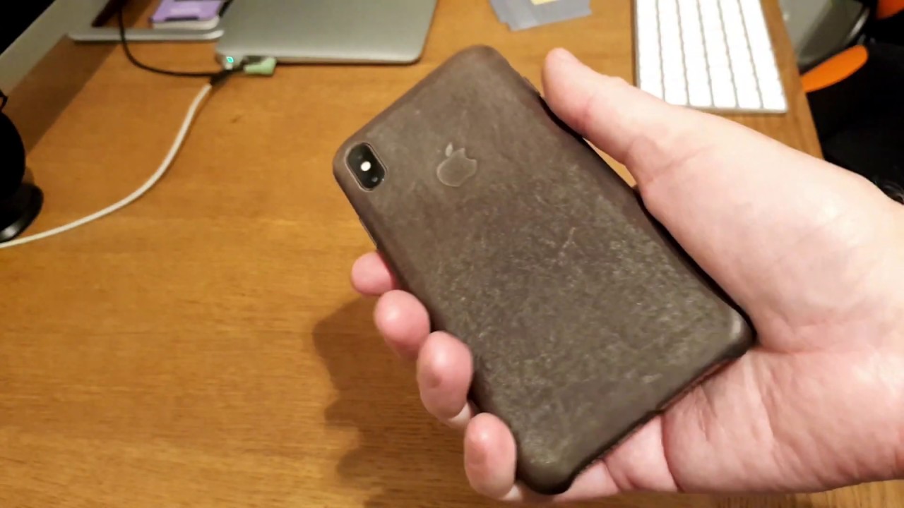 How to get a great patina on your iPhone X leather case - The Verge