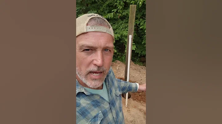 i don't use #concrete setting posts #farmtips #farmlife #ranching