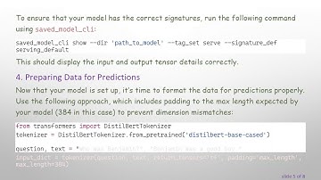 Solving the Incompatible Shapes Error with TensorFlow Serving and Hugging Face DistilBERT