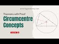 Geometry Tips: Circumcentre, Circumradius, &amp; Circumcircle of a Triangle in Hindi #logicxonomy_hindi