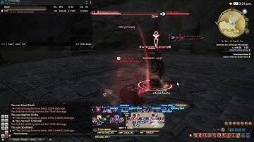 FFXIV DRK Rotation 4.05 SSS Striking Dummy [v4s]