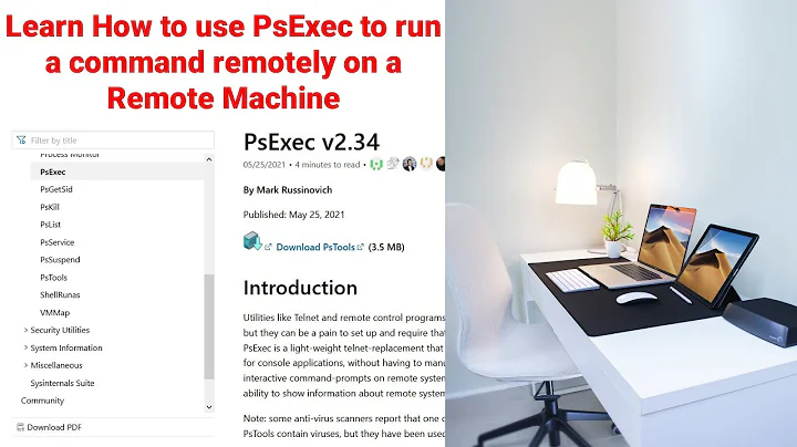 Learn How to use psexec to run a command remotely on a Remote Machine | Install Program Using Psexec