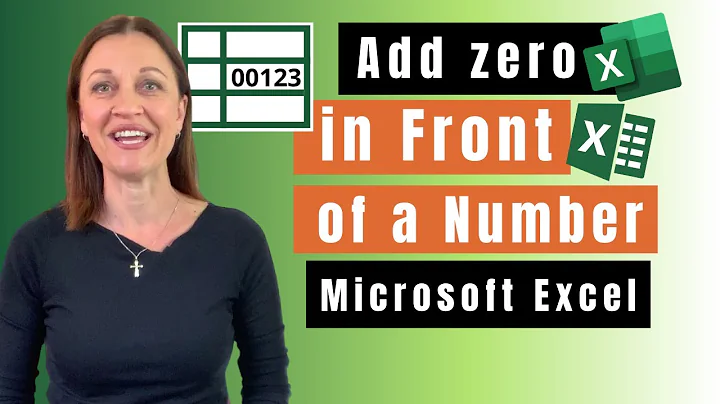 Add 0 in front of number in Excel (5 quick fixes)