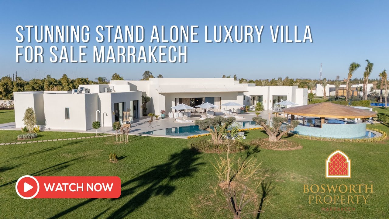 Stunning Stand Alone Luxury Villa For Sale Marrakech