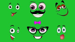 BEST Cartoon Emoticons Animation || by Green Pedia