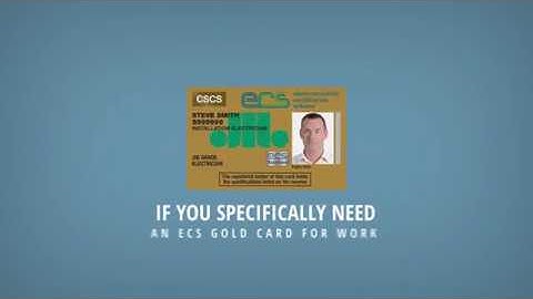 Routes to ECS Gold Card