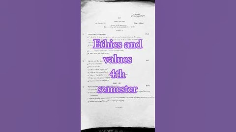 +3 4th semester | Eatics and values question 2023| Sambalpur University #question #eathics#values