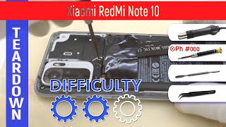 Xiaomi Redmi Note 10 M2101K7Ag 📱 Teardown Take Apart Tutorial