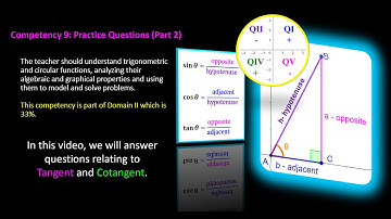 TExES 7-12 (235) Math Exam Competency 9: Practice Part 2