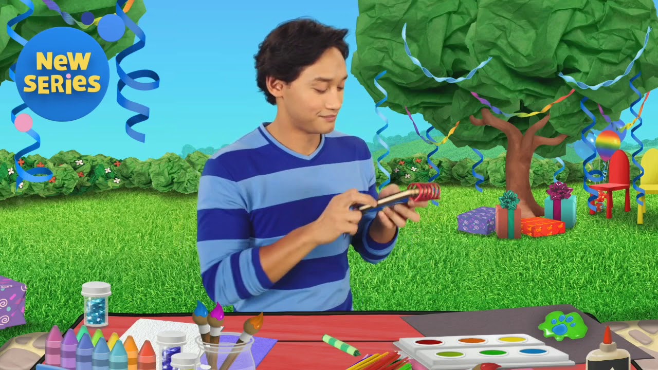 Blue Clues How To Draw The Color Green