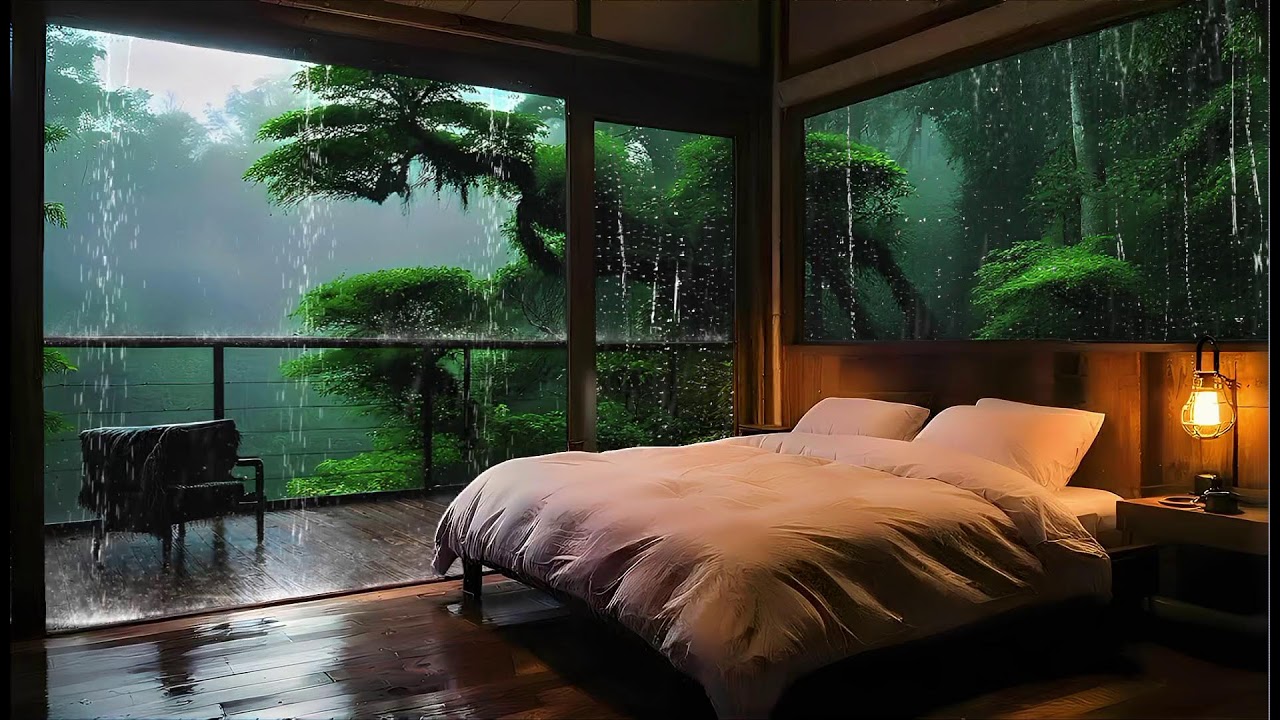 FALL INTO DEEP SLEEP - Relaxing Rain + Soft Ambient Music