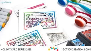 Got Joy Creations Holiday Card Series 2019 - Guest Designer Mindy Baxter
