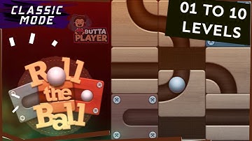 Roll The Ball - Slide Puzzle - Classic Mode - 1 To 10 Levels