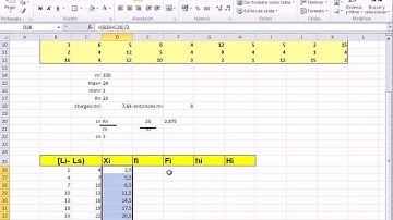 Distribución de frecuencias de una variable cuantitativa continua con Excel 2010