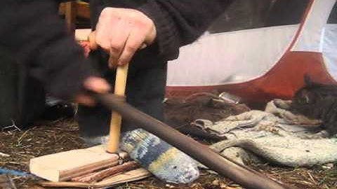 Bow Drill Cedar Root Cordage - Natural Primitive Cordage - Friction fire