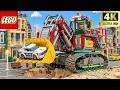 I Built a LEGO Bulldozer to Rescue The Police🚓 | Bulldozer With Bricks | LEGO Creative Toys