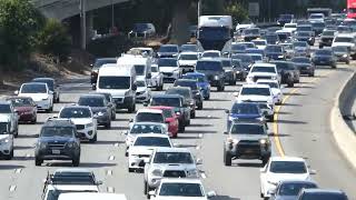 Traffic Cars Gridlock 5 Freeway Los Angeles California May 27, 2026