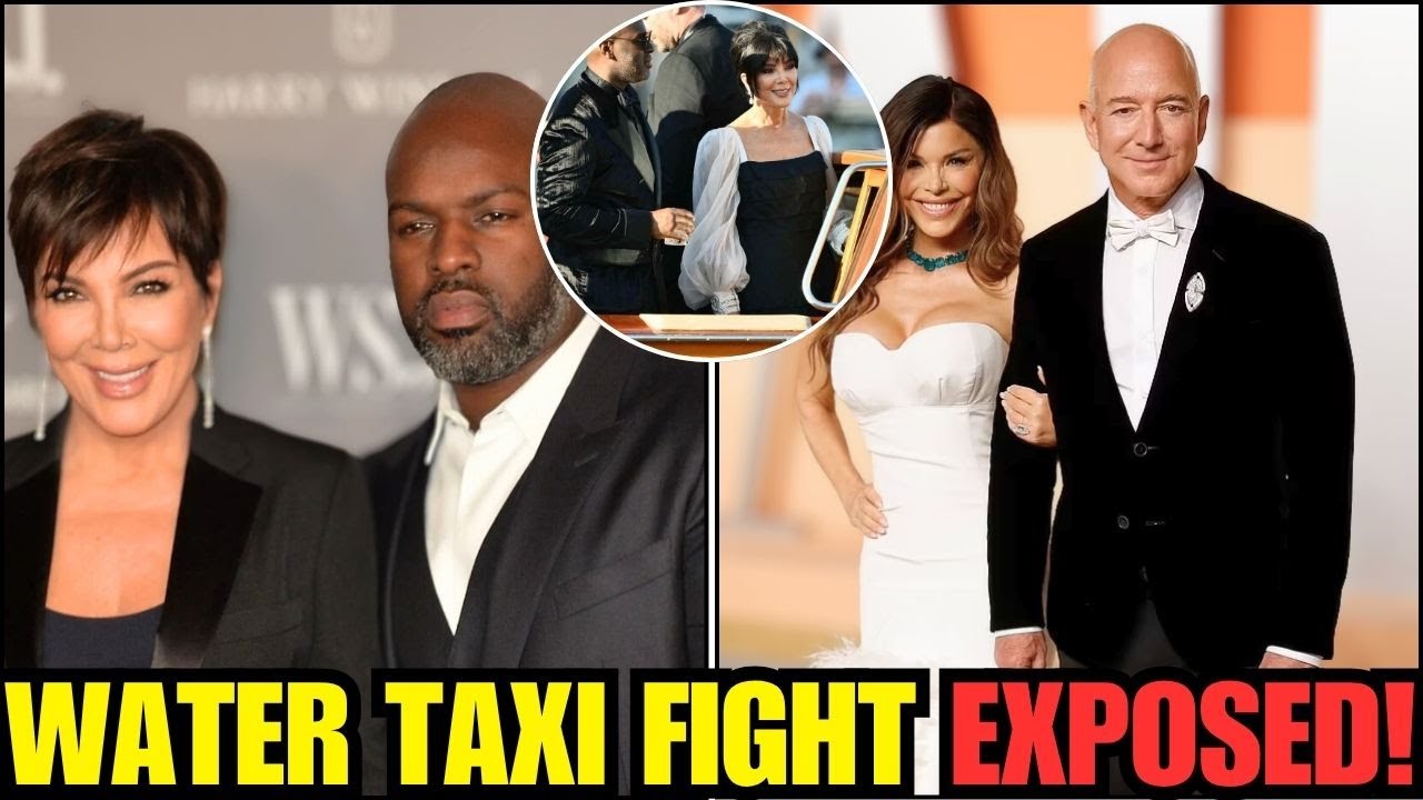 Kris Jenner & Corey Gamble's Water Taxi Drama After Bezos Wedding EXPOSED!