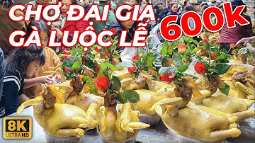Hơn 1/2 Triệu Vẫn Xếp Hàng Mua Gà Luộc Ngày Ông Công Ông Táo Tại Chợ Nhà Giàu Hàng Bè