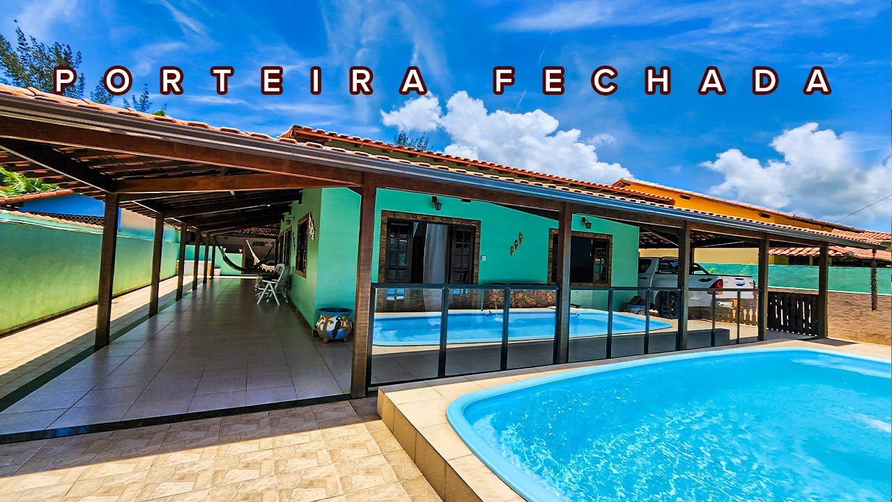 ÁREA NOBRE NA PRAIA DE  PONTA NEGRA 😍⛱   MARICÁ/RJ, CASA COM PISCINA, ÁREA GOURMET E MOBÍLIA!