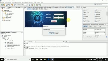 Login Form in Java | JFrame Background Image | Attractive Login Form in Netbeans