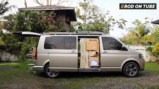 วัยรุ่นลาซาด้า Volkswagen T5 Camper Van ฟังก์ชั่นครบๆ ทำจบในงบ 5 หมื่นบาท - Rod On Tube