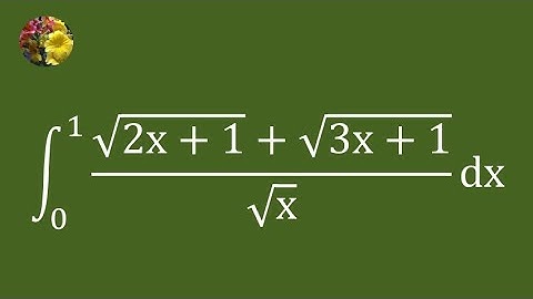 2nd method to evaluate the definite integral using hyperbolic functions (Mis- 1457A)