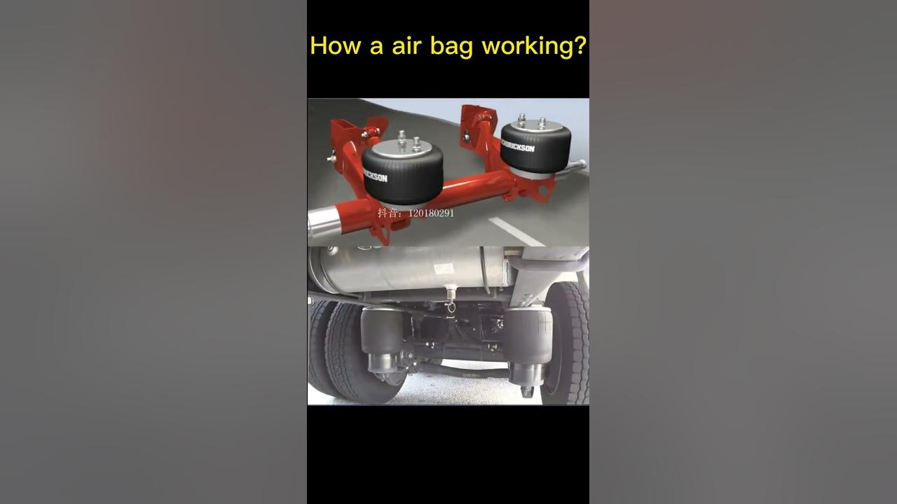 How a air bag on suspension working？airbag suspension axle YouTube