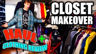 FINALLY BUYING NEW CLOTHES! EXTREME CLOSET MAKEOVER VLOG!!