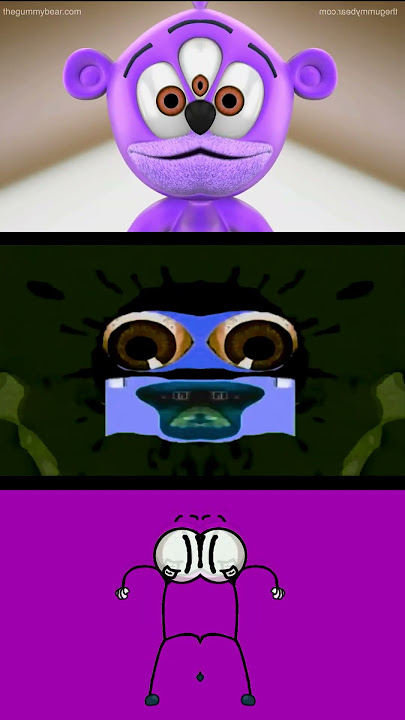 GUMMY BEAR KLASKY CSUPO HENRY STICKMAN IN G MAJOR CONFUSION EFFECT #SHORTS