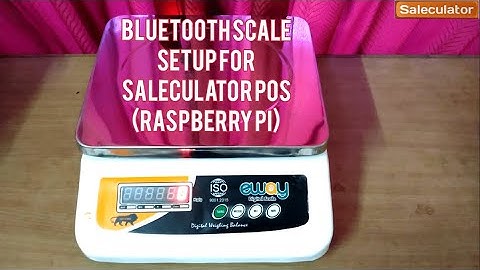 Using Bluetooth weighing scale with Saleculator on Raspberry Pi