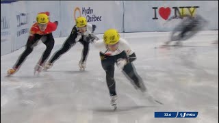 Highlights Day 8 Short Track Speed Skating Women &amp; Men 500m