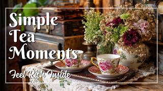 English Country Vintage Tea Corners ☕ Why Small Ritual Spaces Feel Delightfully Luxurious