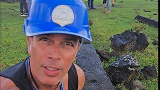Visiting a Cavern in Rapa Nui Island