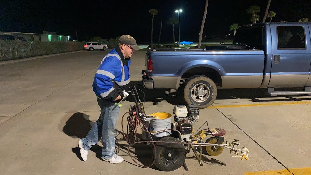 Billy Davidson Parking Lot Striping YouTube