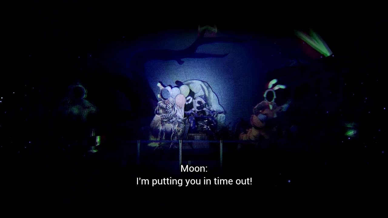 Alternative way to trigger Moon's "I'm putting you in time out!" voiceline | FNAF: Security Breach