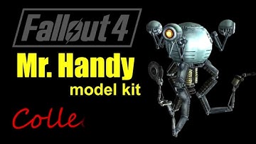 Fallout 4: Mr. Handy robot model kit ~ collectable