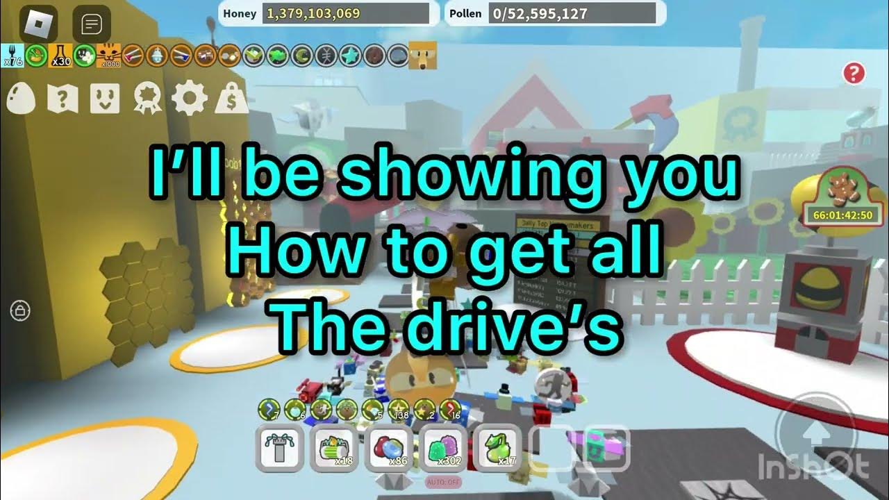 HOW TO GET ALL THE DRIVES IN BEE SWARM SIMULATOR YouTube