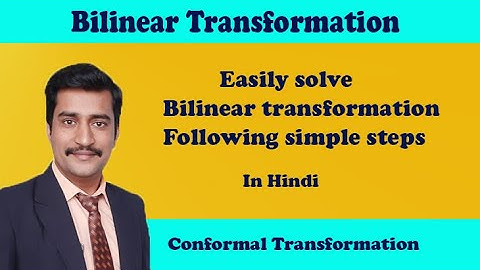 Easily solve bilinear transformation following simple steps