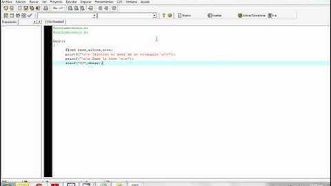 Programa que calcula el area de un triangulo en c++