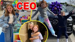 12-Year old Millionaire CEO, PIXIE CURTIS, Celebrates Birthday and Retirement Together