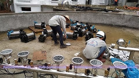 Thi Công Lắp Đặt Đài Phun Nước, Nhạc Nước | TDV Việt Nam