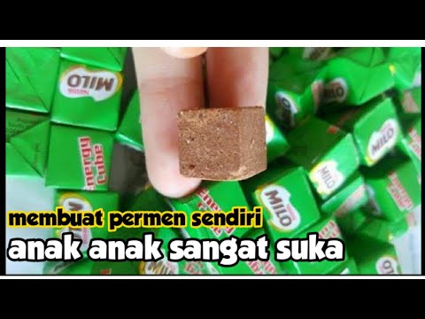 Cara Membuat Permen Milo Hanya 2 Bahan