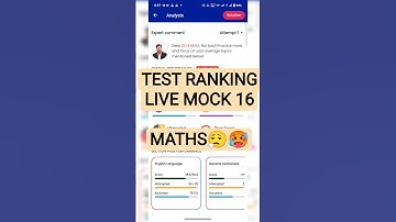 SSC CGL test ranking live mock 16 score 112/200 maths 😮‍💨 #ssccgl #sscexam #ssccoaching