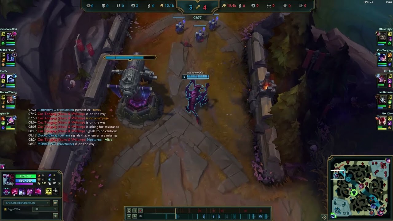 CHOGATH TOP MONSTER CARRY! Unstoppable Tank & Burst 💥🦖 | League of Legends