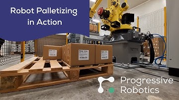 Robot Palletizing for Boxes & Trays in Action | Progressive Robotics
