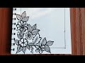 Simple and easy border design#borderdesign#borderdesignsforprojects #artideas#borderdesignonpaper